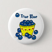 True Blue Ronde Button 5,7 Cm (Voorkant)