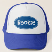 True Blue ROOKIE Trucker Hat Trucker Pet (Voorkant)
