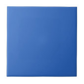 True Blue Solid Color Tile Tegeltje (Voorkant)