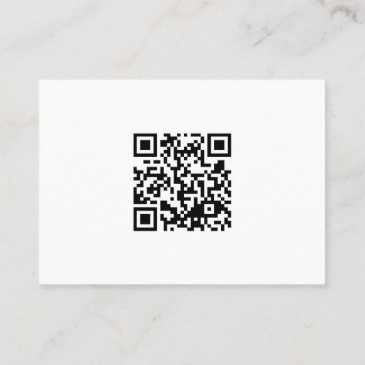 True Blue Visitekaartje (Achterkant)