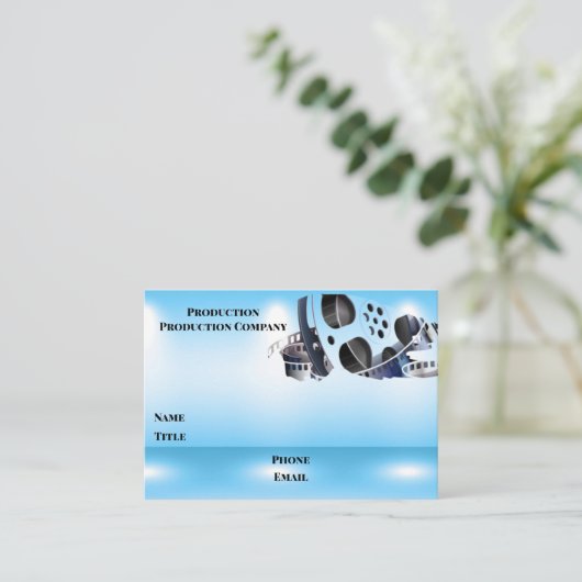 True Blue Visitekaartje (Staand voorkant)