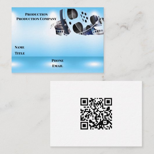 True Blue Visitekaartje (Voorkant / Achterkant)