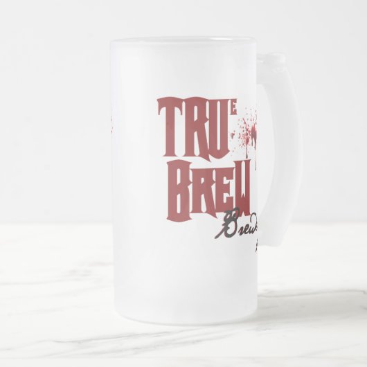 TRUe BREW-brouwerij Matglas Bierpul (Voorkant rechts)