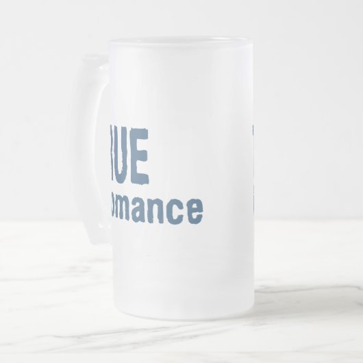 True Bromance (blauw) Matglas Bierpul (Voorkant links)