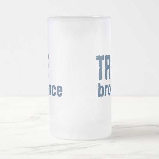 True Bromance (blauw) Matglas Bierpul (Center)