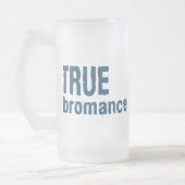 True Bromance (blauw) Matglas Bierpul (Links)