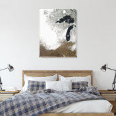 True-Color-beeld van sneeuw Canvas Afdruk (Insitu (Slaapkamer))