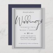 True Color Script Typography Budget Wedding (Voorkant / Achterkant)