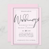 True Color Script Typography Budget Wedding (Voorkant / Achterkant)