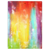 True Colors Abstracte art Klembord (Achterkant)