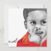 True Colors Collectie Jordan Hallo Uitnodiging (Voorkant)