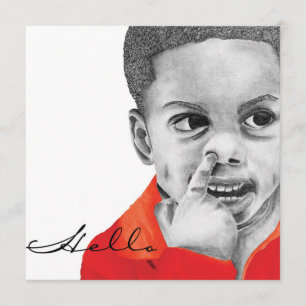 True Colors Collectie Jordan Hallo Uitnodiging