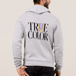 True Colors Editoriale Modetypografie Ontwerp Hoodie