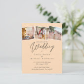 True Colors PHOTO Collage Wedding Budget nodigt ui (Staand voorkant)