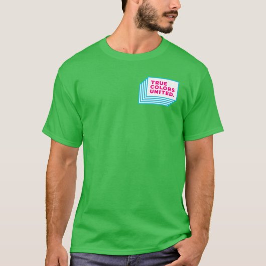 True Colors Verenigd Shirt (groen) (Voorkant)