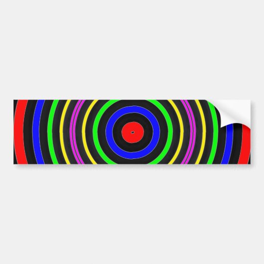 TRUE Colour Meditation Mandala Bumpersticker (Voorkant)