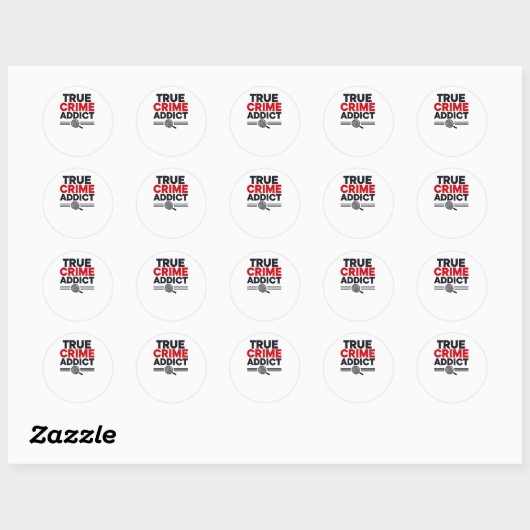 True Crime Addict Sticker (Vel)