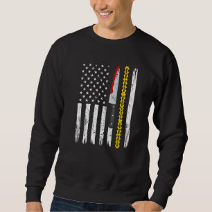 True Crime Amerikaanse Vlag Patriottische Murderin Trui
