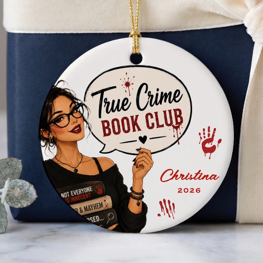 True Crime Boekclub Ornament Cadeau