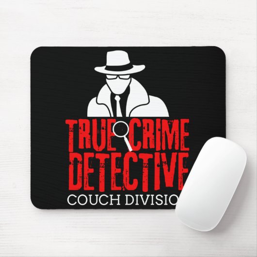 True Crime Detective Couch Afdeling Funny Gift Muismat (Met muis)