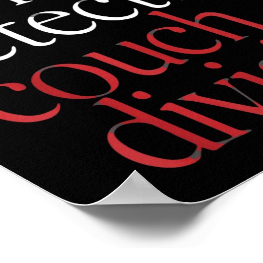 True Crime Detective Couch Di Poster (Hoek)