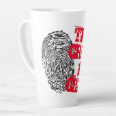 True Crime en Chill netflix grappige latte mok (Linkerhoek)