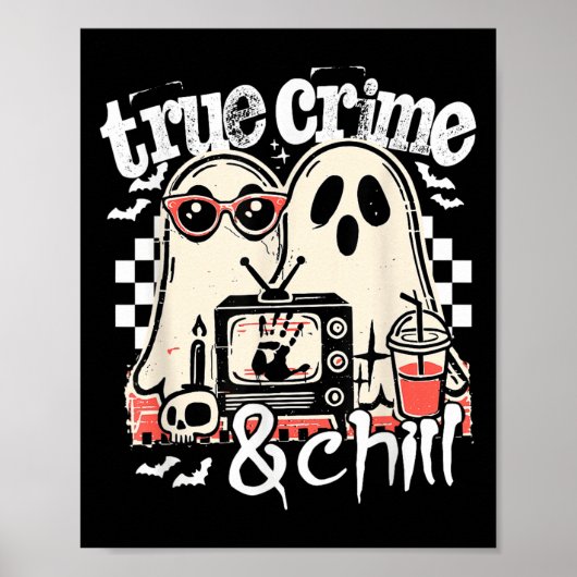 True Crime En Chillige Grappige Halloween, Schatti Poster (Voorkant)