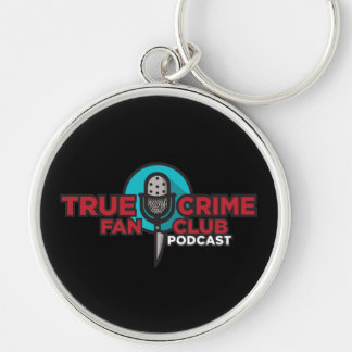 True Crime Fan Club Sleutelhanger - zwart