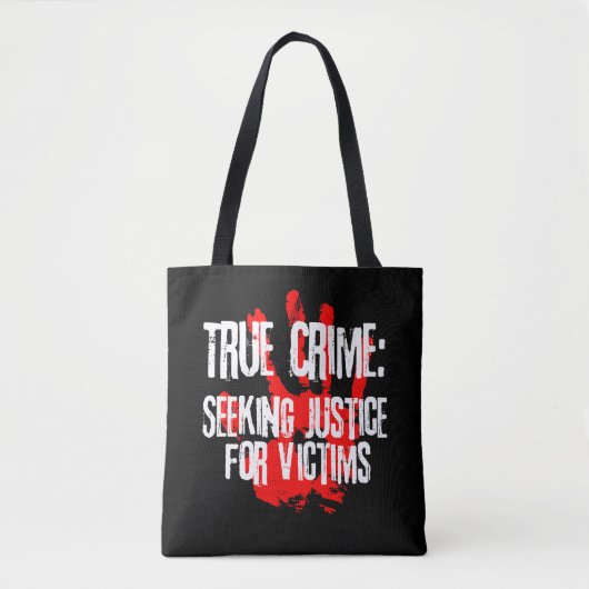 True Crime Fan Gift Tote Bag (Voorkant)