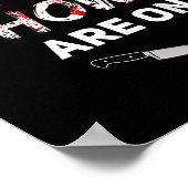 True Crime Fan Sorry I Can't My Murder Shows Are O Poster (Hoek)