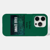 True Crime Fanatic iPhone-zaak Case-Mate iPhone Case (Achterkant (horizontaal))