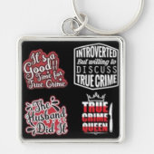 True Crime Fanatic Key Chain Sleutelhanger (Voorkant)