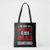 True Crime Funny-kerstcadeau Tote Bag (Voorkant)