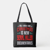 True Crime Funny-kerstcadeau Tote Bag (Achterkant)