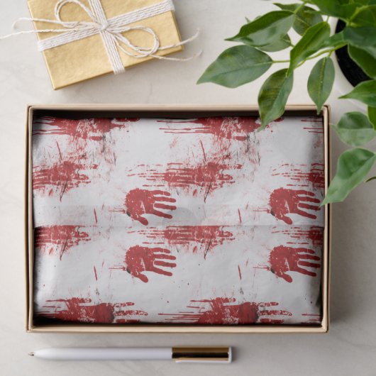 True Crime Horror Pattern Tissuepapier (Geschenk)