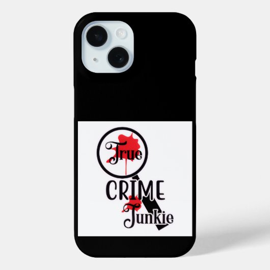 True Crime Junkie iPhone Case (Achterkant)