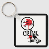 True Crime Junkie Key Chain Sleutelhanger (Voorkant)