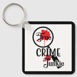 True Crime Junkie Key Chain Sleutelhanger