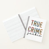 True Crime Junkie | Shows van moordcriminaliteit L Notitieboek (Binnen)
