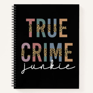 True Crime Junkie Shows van moordcriminaliteit L Notitieboek
