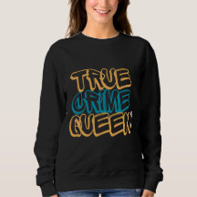 True Crime Koningin Retro Neon Typografie Ontwerp