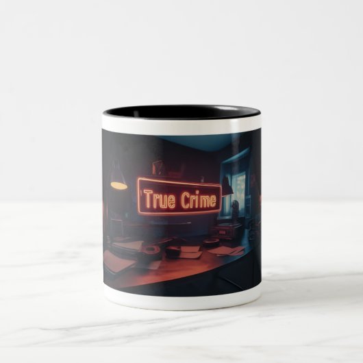 True Crime Mug Tweekleurige Koffiemok (Center)
