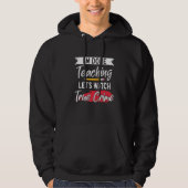 True Crime Murder Shows Im Done Teaching Lets Watc Hoodie (Voorkant)