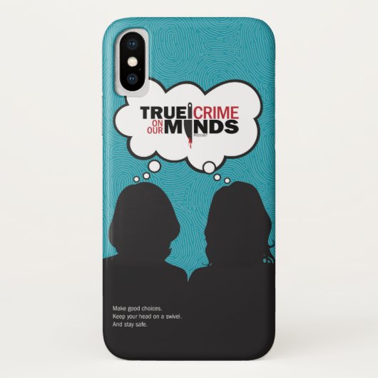 True Crime op ons Minds iPhone X-Hoesje Case-Mate iPhone Case (Achterkant)
