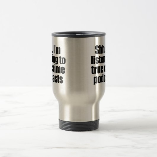 True Crime Podcast Fan Humor Reisbeker (Center)