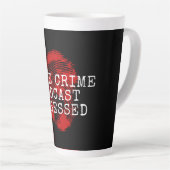 True Crime Podcast, geobsedeerd Latte Mok (Rechterhoek)