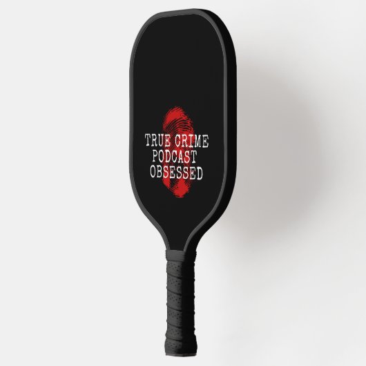 True Crime Podcast, geobsedeerd Pickleball Paddle (Links)