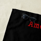 True Crime Podcast Gepersonaliseerd Strandlaken (In situ)