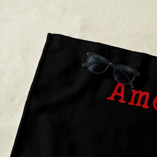 True Crime Podcast Gepersonaliseerd Strandlaken (In situ)