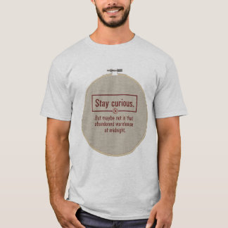 True Crime Podcast Humor T-Shirt | Blijf Nieuwsgie